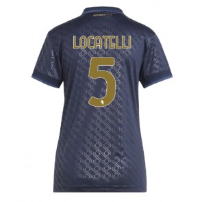 Juventus Manuel Locatelli #5 Dámské Alternativní Dres 2024-25 Krátký Rukáv